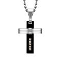 2016 Hdx Steel Cross Jewelry Pendant with Diamond